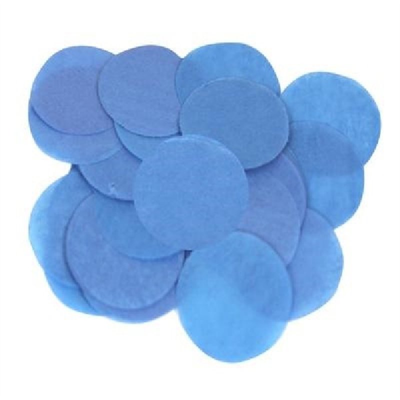 14G 15MM BLUE PAPER CONFETTI