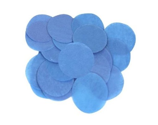 14G 15MM BLUE PAPER CONFETTI