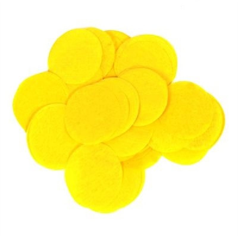 14G 15MM YELLOW PAPER CONFETTI