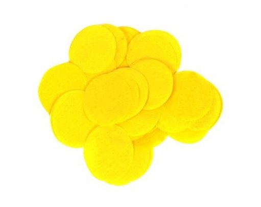 14G 15MM YELLOW PAPER CONFETTI