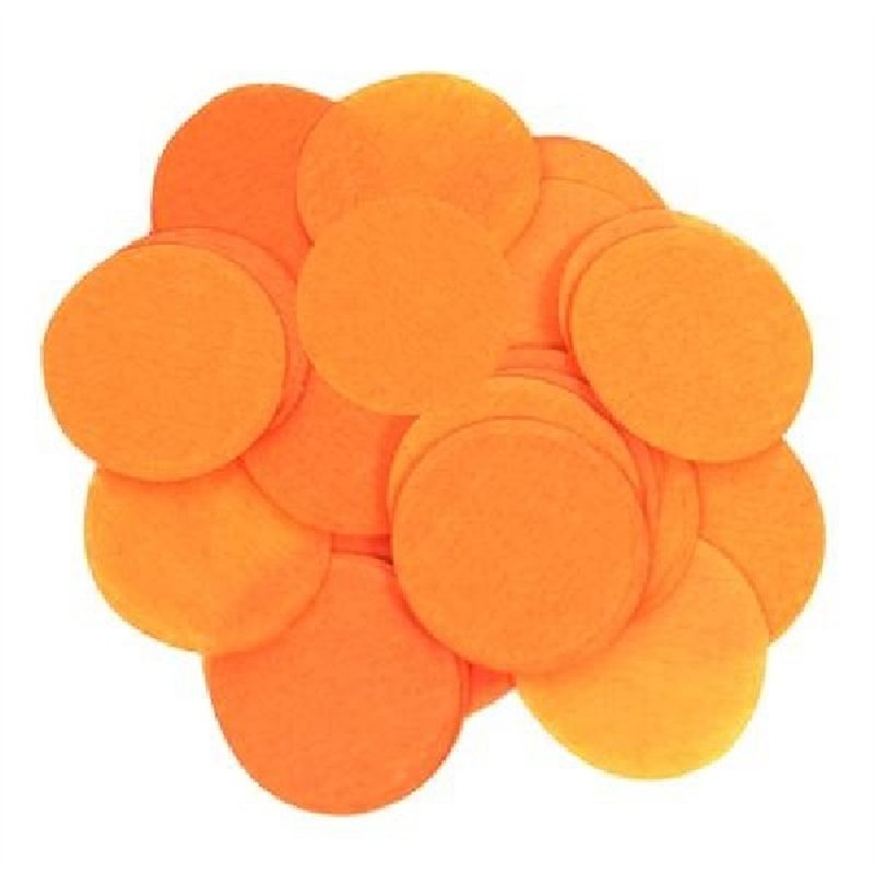 14G 15MM ORANGE PAPER CONFETTI