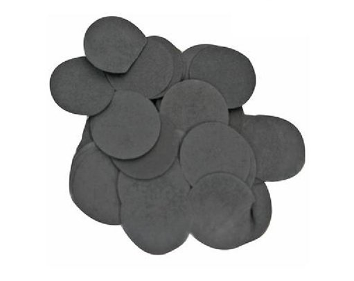 14G 15MM BLACK PAPER CONFETTI