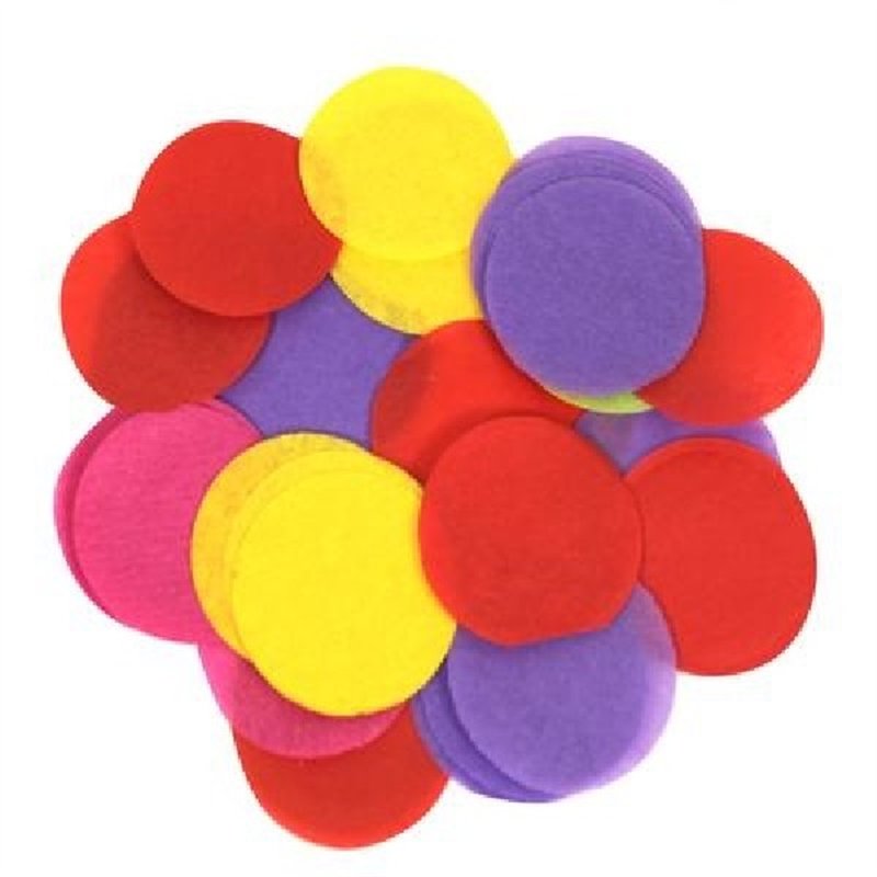 14G 15MM ASST PAPER CONFETTI