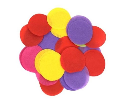 14G 15MM ASST PAPER CONFETTI