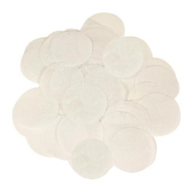 14G 25MM WHITE PAPER CONFETTI