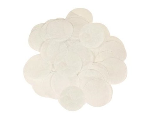 14G 25MM WHITE PAPER CONFETTI