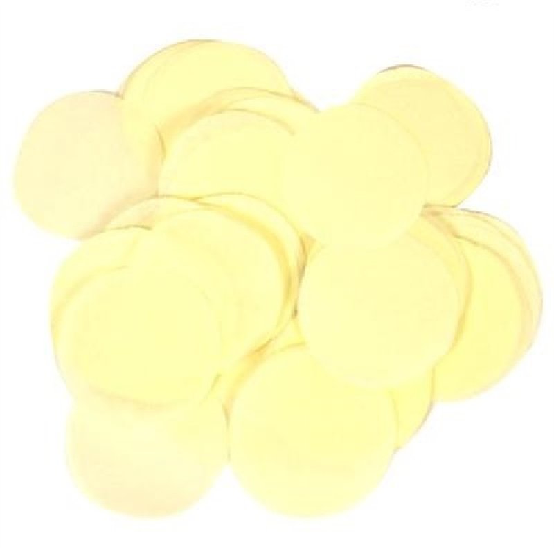 14G 25MM IVORY PAPER CONFETTI