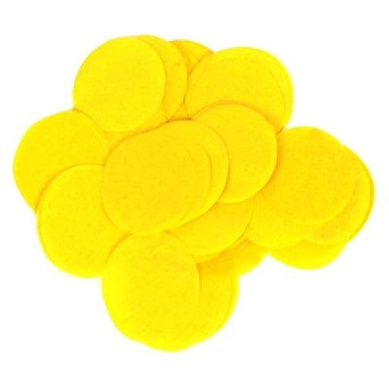 14G 25MM YELLOW PAPER CONFETTI
