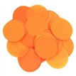 14G 25MM ORANGE PAPER CONFETTI