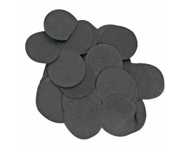14G 25MM BLACK PAPER CONFETTI