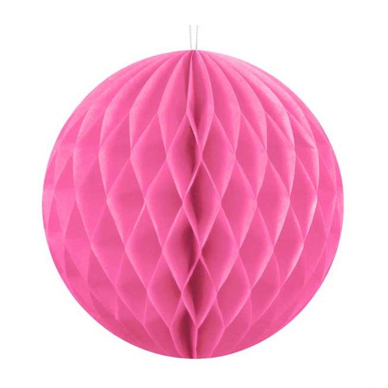 10cm PINK HONEYCOMB BALL