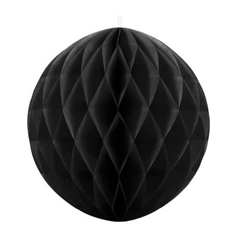 20cm BLACK HONEYCOMB BALL