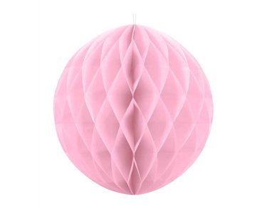 20cm LIGHT PINK HONEYCOMB BALL