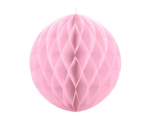 20cm LIGHT PINK HONEYCOMB BALL
