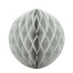 20cm LIGHT GREY HONEYCOMB BALL