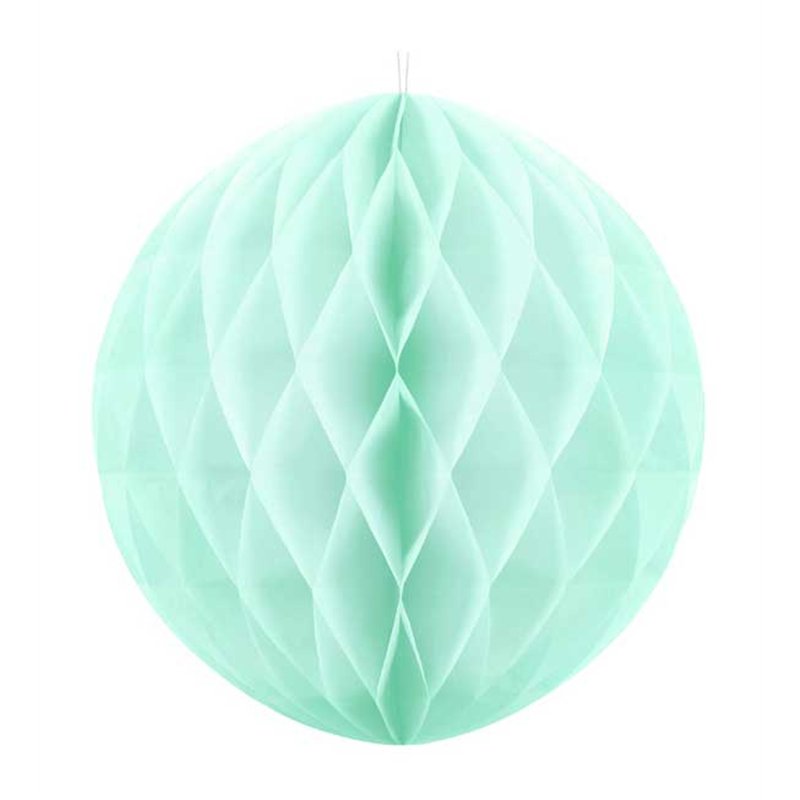20cm LIGHT MINT HONEYCOMB BALL