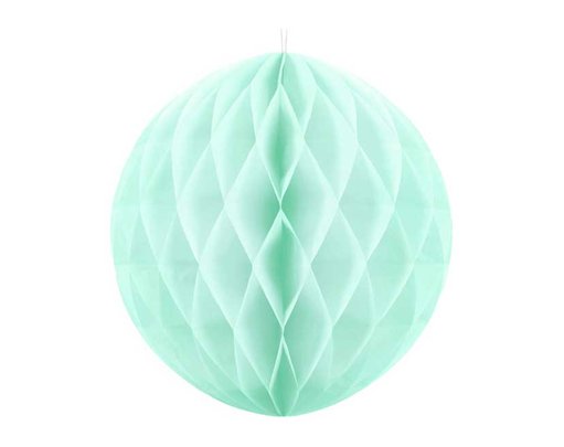 20cm LIGHT MINT HONEYCOMB BALL