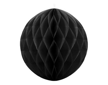 30cm BLACK HONEYCOMB BALL