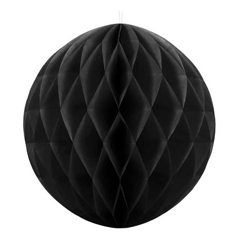 30cm BLACK HONEYCOMB BALL