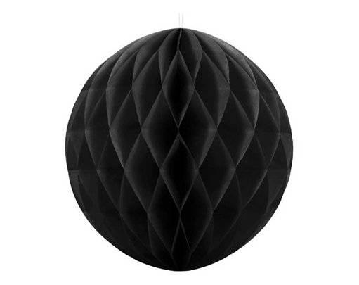 30cm BLACK HONEYCOMB BALL