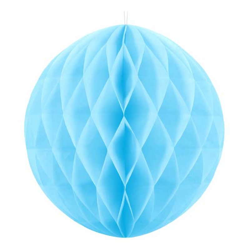 30cm SKY BLUE HONEYCOMB BALL