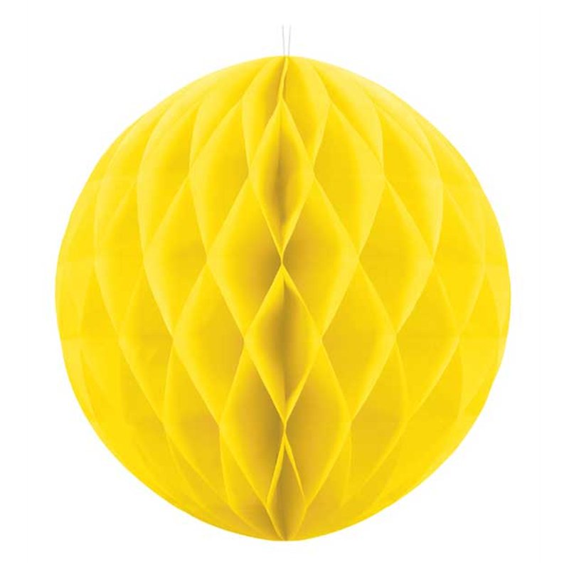30cm YELLOW HONEYCOMB BALL