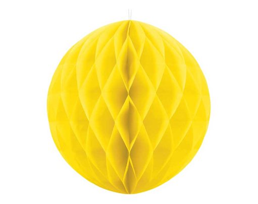 30cm YELLOW HONEYCOMB BALL
