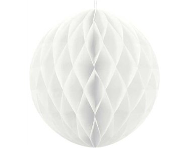 40cm WHITE HONEYCOMB BALL