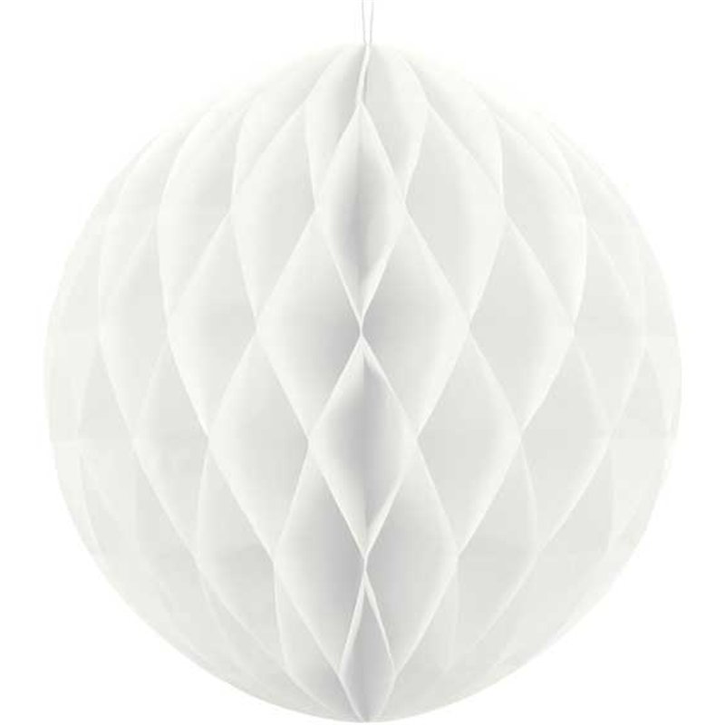 40cm WHITE HONEYCOMB BALL