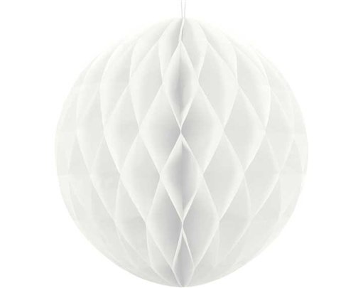 40cm WHITE HONEYCOMB BALL