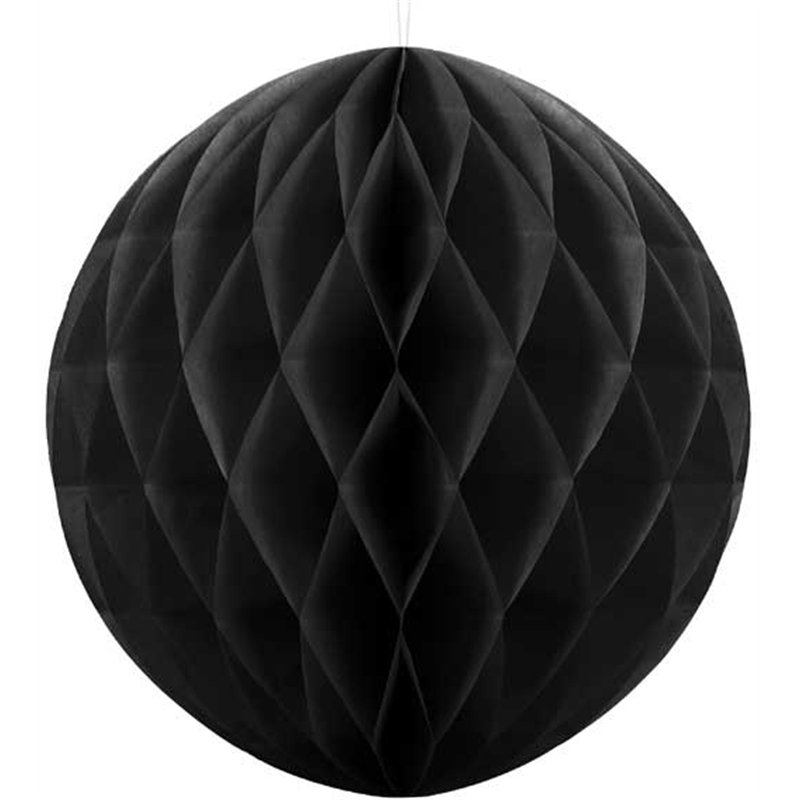 40cm BLACK HONEYCOMB BALL