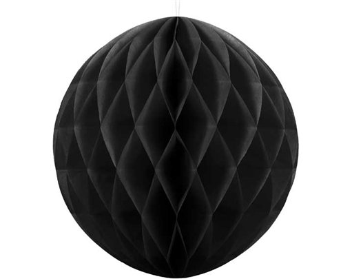 40cm BLACK HONEYCOMB BALL
