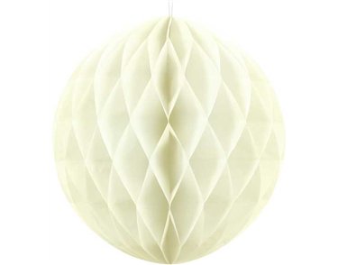 40cm LIGHT CREAM HONEYCOMB BALL