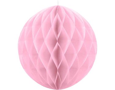 40cm LIGHT PINK HONEYCOMB BALL
