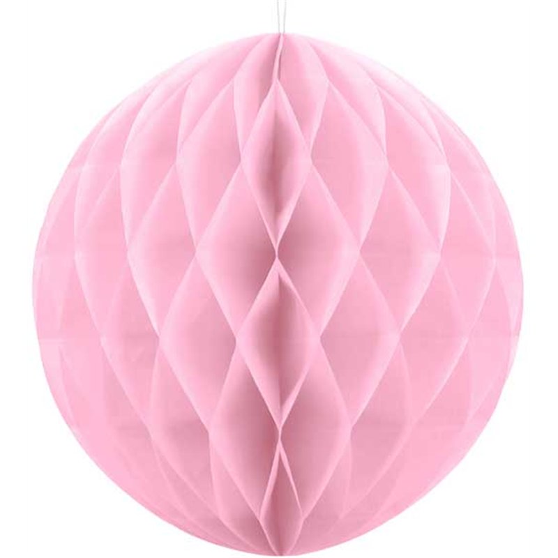 40cm LIGHT PINK HONEYCOMB BALL