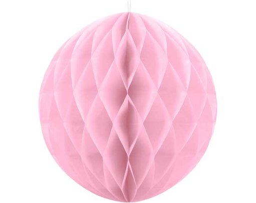 40cm LIGHT PINK HONEYCOMB BALL