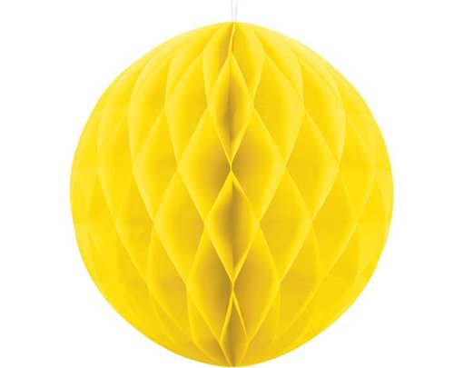 40cm YELLOW HONEYCOMB BALL