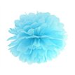 25cm SKY-BLUE TISSUE PAPER POM POM