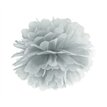 25cm SILVER TISSUE PAPER POM POM