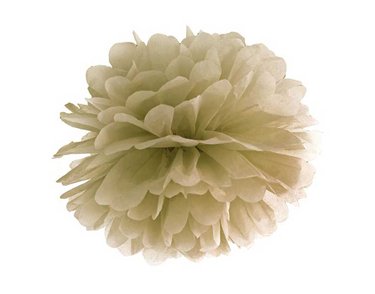 25cm GOLD TISSUE PAPER POM POM