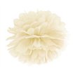 25cm CREAM TISSUE PAPER POM POM