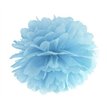 25cm LIGHT MISTY BLUE TISSUE PAPER POM POM