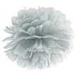 35cm SILVER TISSUE PAPER POM POM