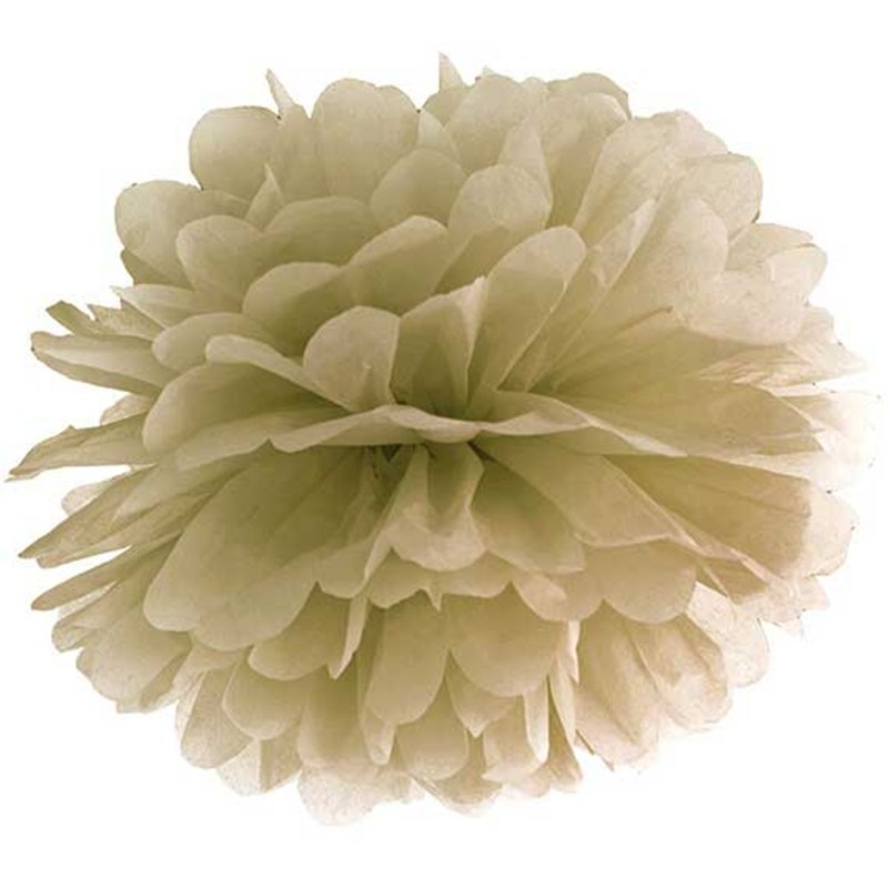 35cm GOLD TISSUE PAPER POM POM