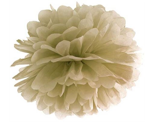 35cm GOLD TISSUE PAPER POM POM