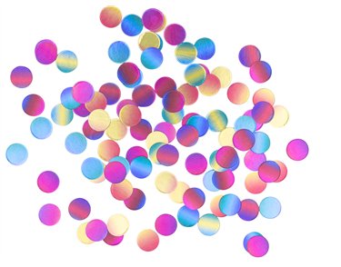 20G RAINBOW OMBRE PAPER CONFETTI