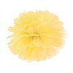25cm TISSUE PAPER YELLOW POM POM