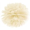 35cm CREAM TISSUE PAPER POM POM