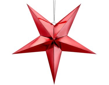 70cm RED PAPER STAR
