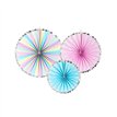 3PC UNICORN DECORATIVE ROSETTES